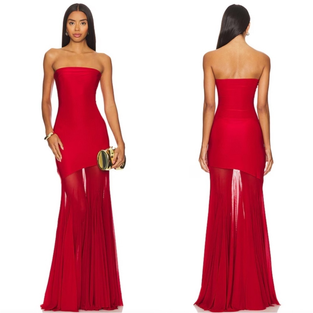 Deme by Gabriella‎ Dahlia Maroon Burgundy Red Gown